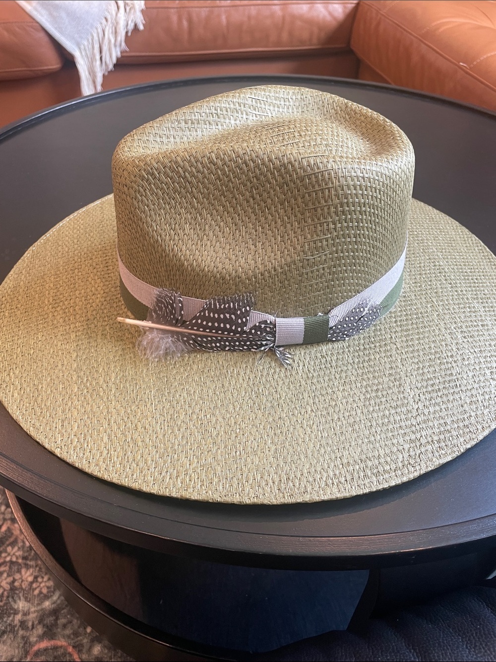 Biltmore 1917 straw green Panama hat